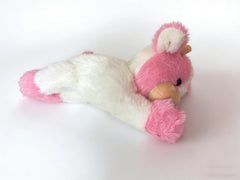 YUKOUQIAN pink cow plush used during playtime and storytelling