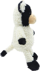 YUKOUQIAN cow plush on a living room shelf invites imagination.