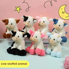 YUKOUQIAN cow plush, soft hug buddy for car rides.