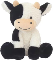 YUKOUQIAN cow plush sitting 11.8 inches, ideal for hugs