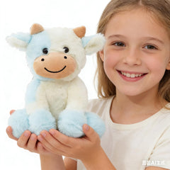 YUKOUQIAN cow plush, soft fur for cozy comforting moments.