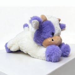 YUKOUQIAN cow plush in soft fluffy fabric for cozy cuddles