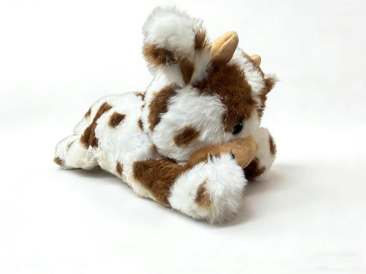 YUKOUQIAN cow plush unique-patterns image reveals one-of-a-kind designs for imaginative play.