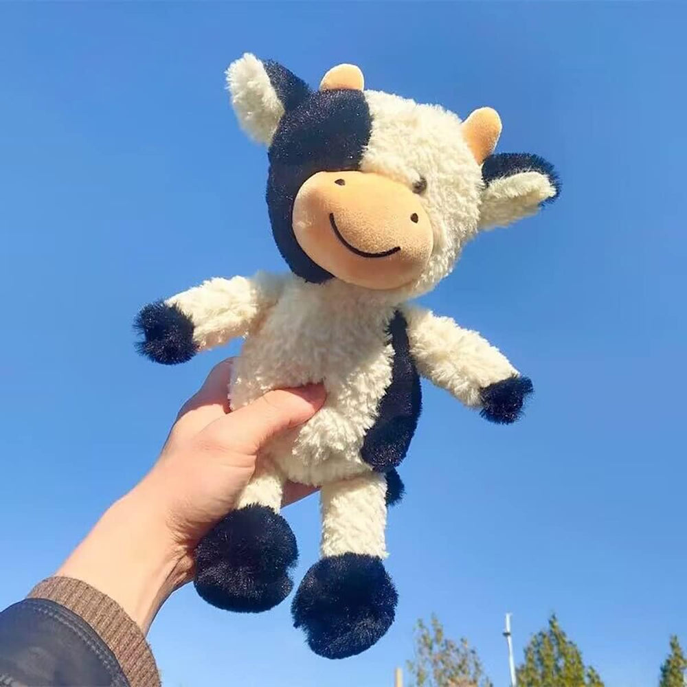 YUKOUQIAN cow plush vacuum packaging recovery after unpacking.