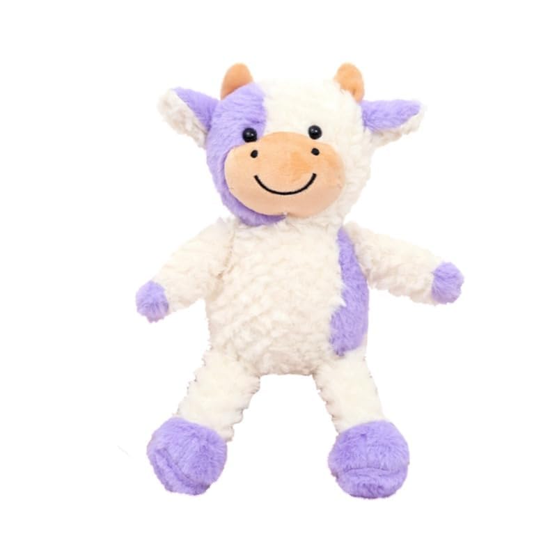 YUKOUQIAN cow plush during TV time for relaxing evenings.
