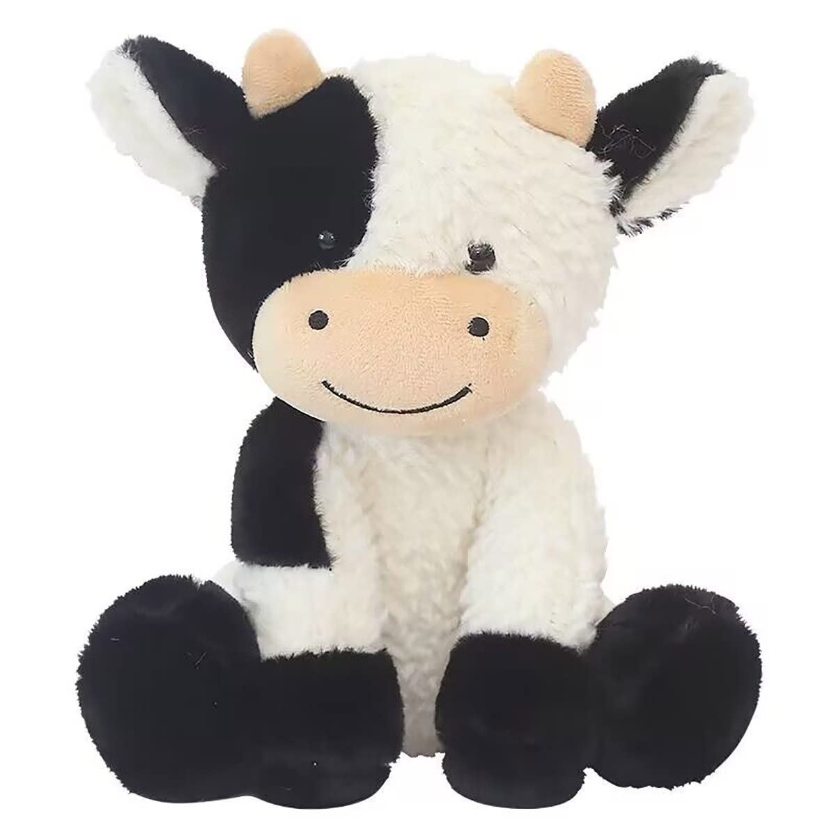 YUKOUQIAN cow stuffed animal 8-inch plush, ultra-soft for cozy hugs.