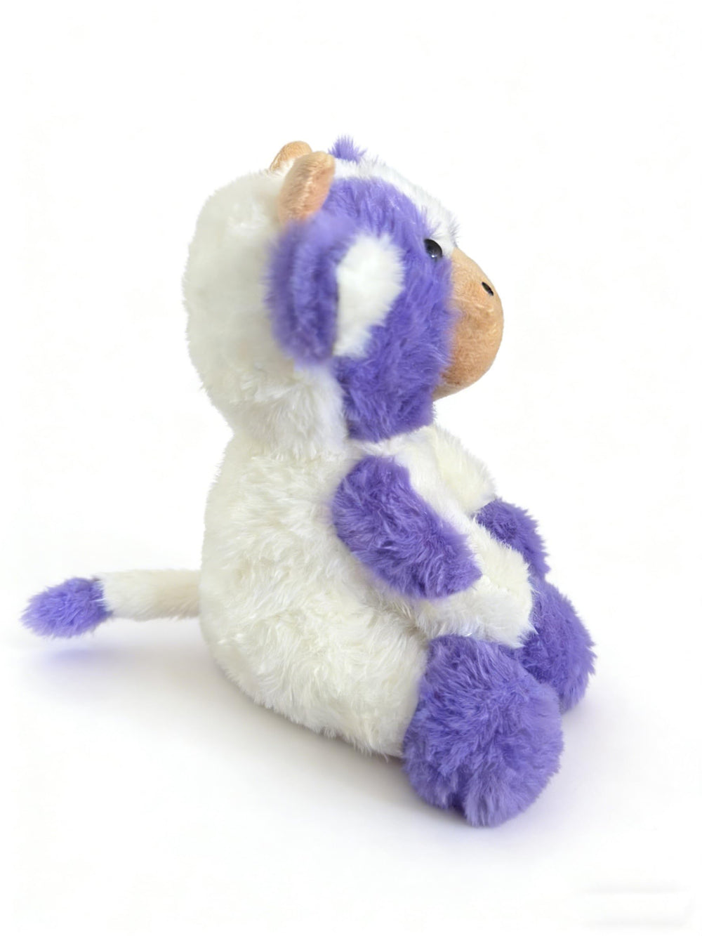 YUKOUQIAN cow stuffed animal purple color, adds playful splash to a kid's collection