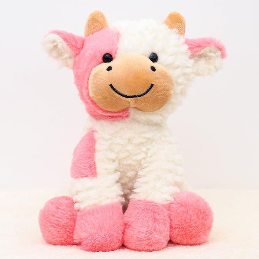YUKOUQIAN cute cow plush 8-inch cuddle buddy for kids.