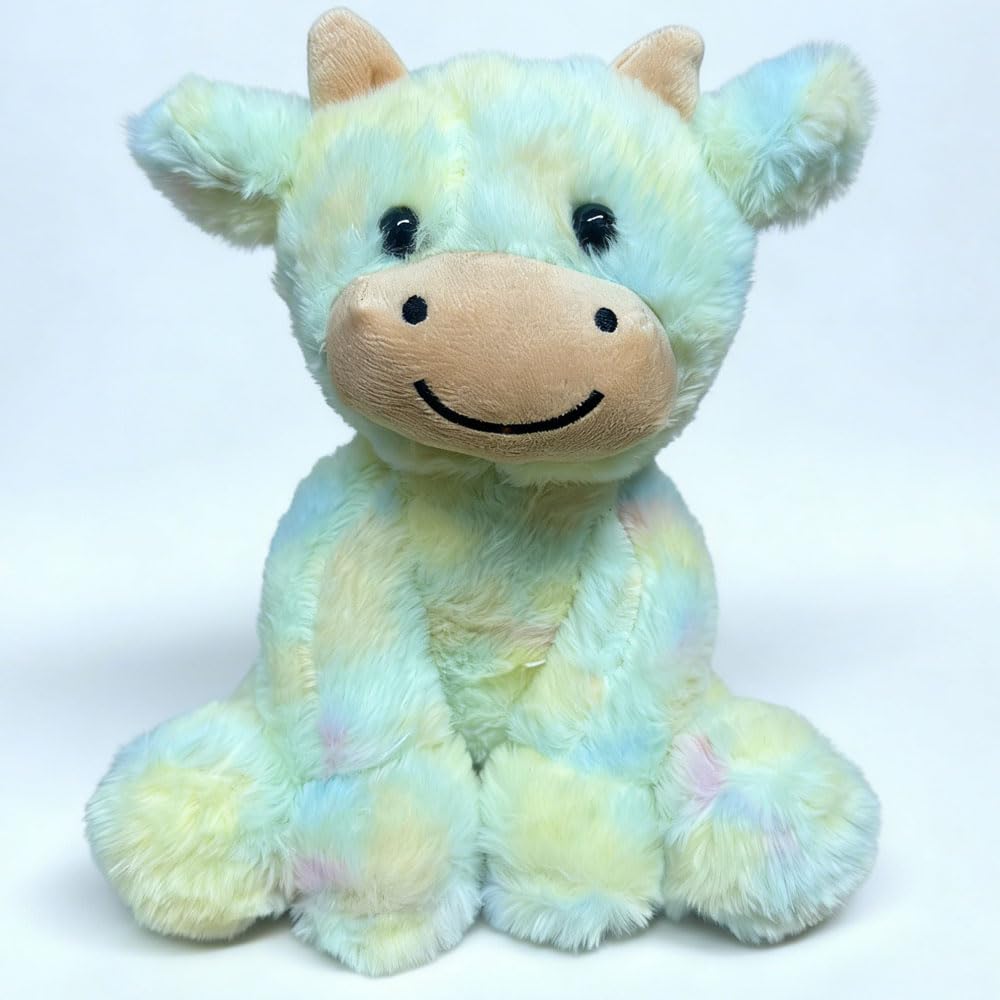 YUKOUQIAN cute cow plush 8-inch cuddle buddy for kids.