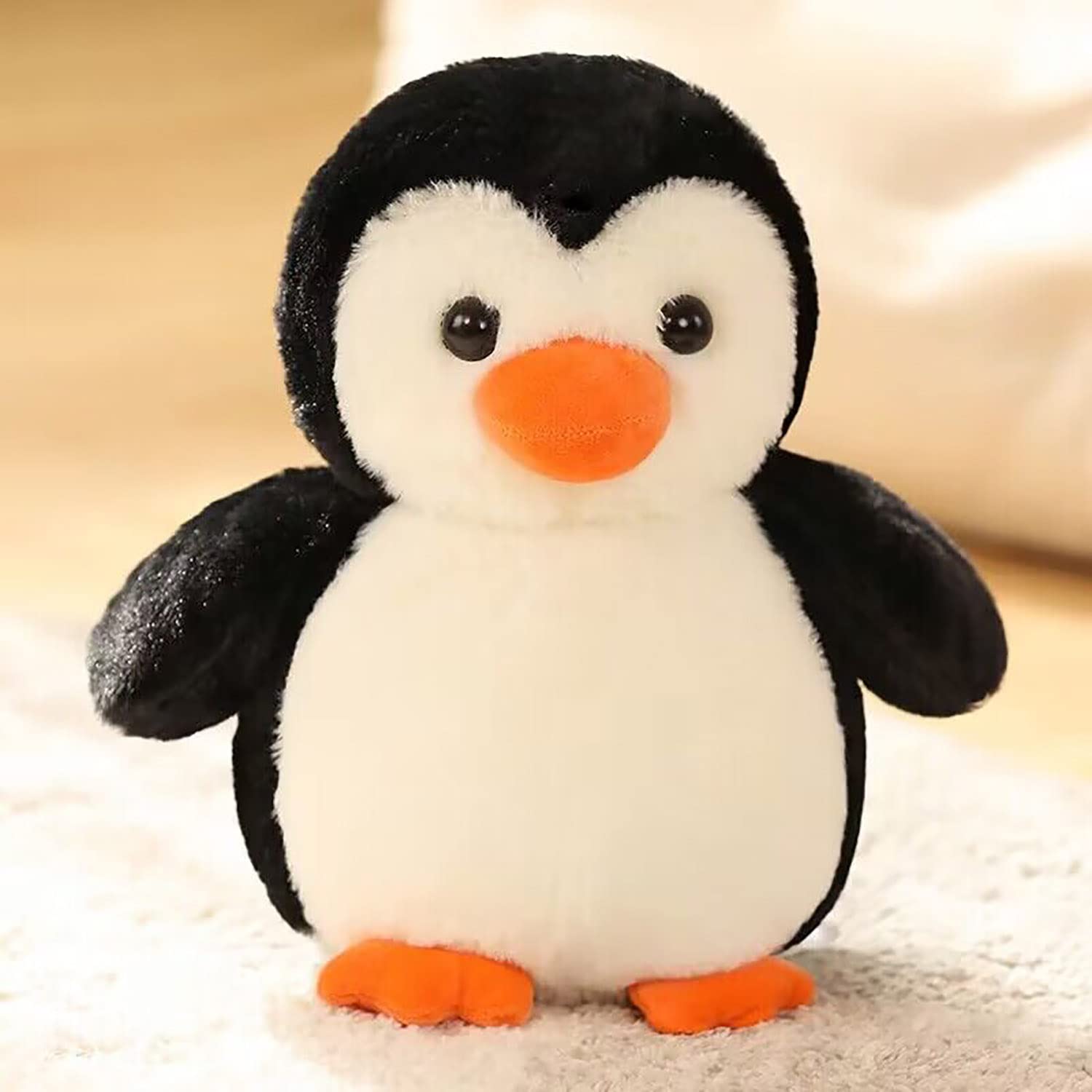YUKOUQIAN penguin stuffed animal with friendly face, great gift option.