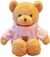 YUKOUQIAN 19in pink teddy bear plush, perfect bedtime hug for kids
