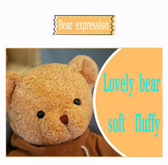 YUKOUQIAN brown teddy bear, ideal for couch lounging and comfort.