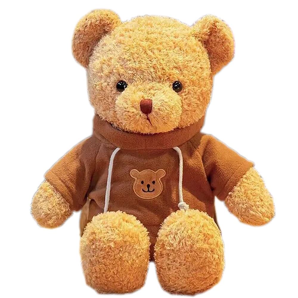 YUKOUQIAN teddy bear plush 11.8-inch, cozy bedtime companion.