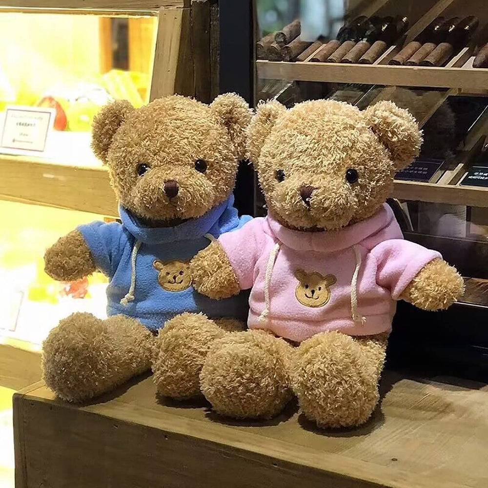 YUKOUQIAN Teddy Bear vacuum-pack opening shows easy reshaping.