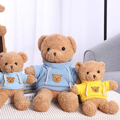 YUKOUQIAN teddy bear fabric close-up shows soft inviting texture