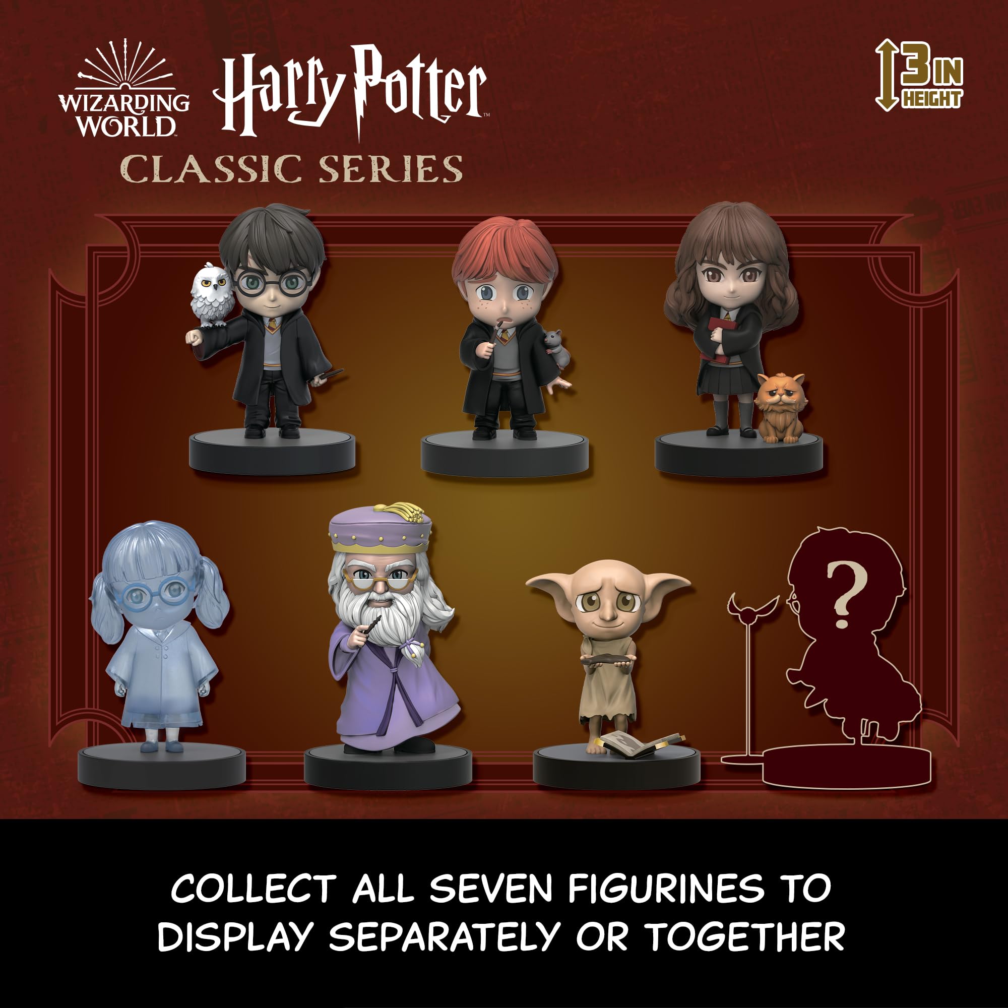 YuMe Harry Potter blind box figure with detailed expression and vibrant colors for display