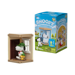 YuMe Snoopy Olaf relaxing in a chair, cozy living room display idea.