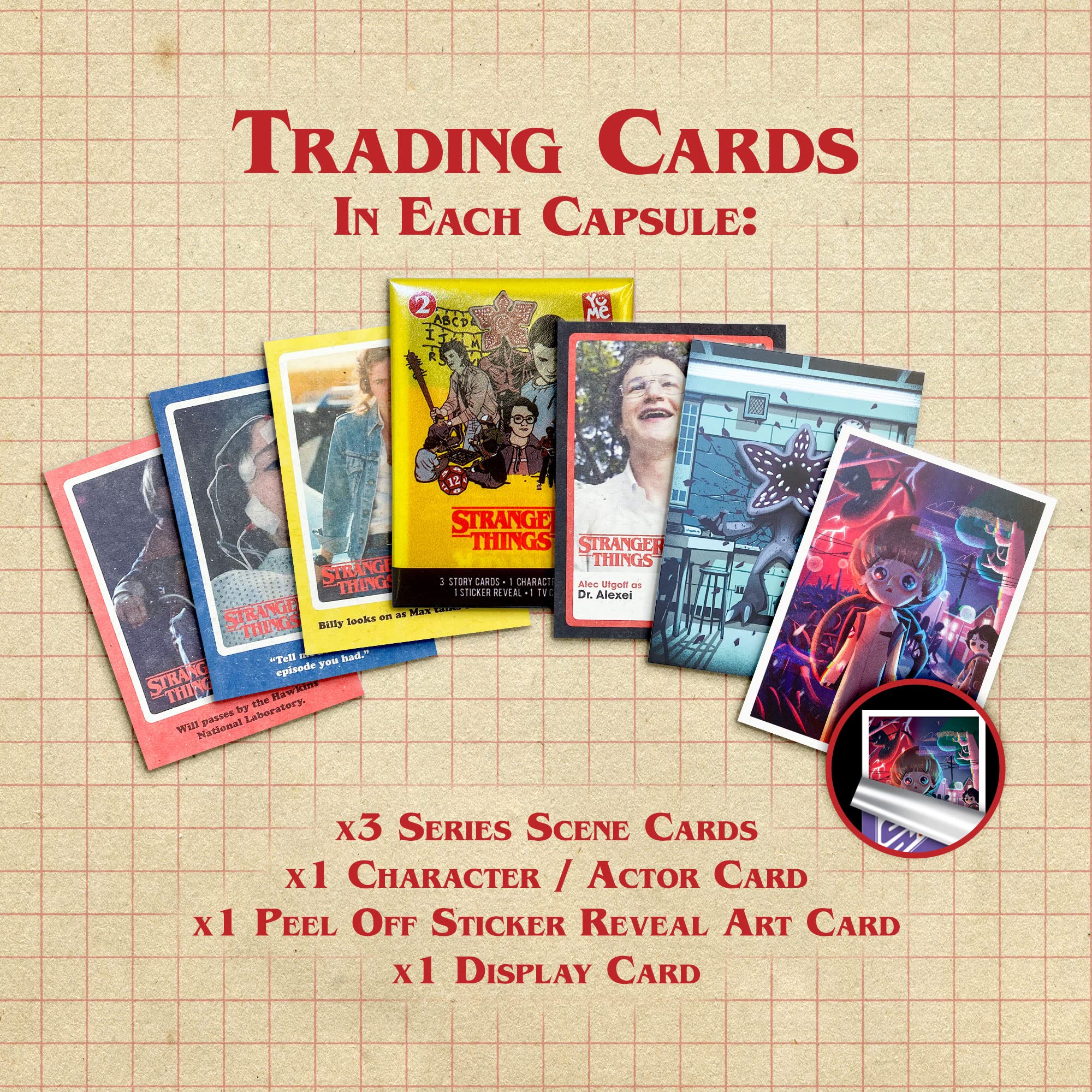 YuMe Stranger Things background display card creates a spooky backdrop
