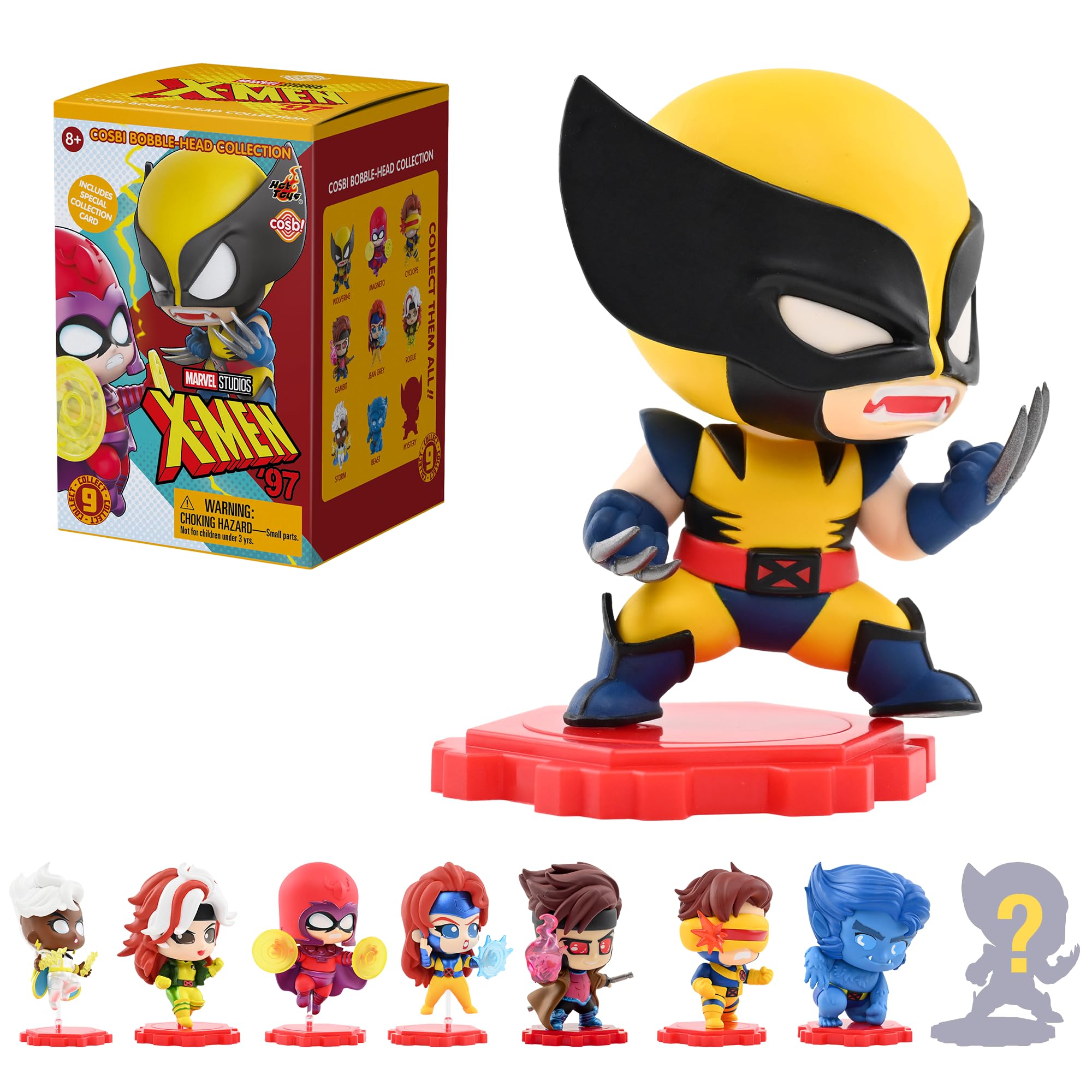 YuMe X-Men 97 Wolverine figure bobble head for display and collecting joy