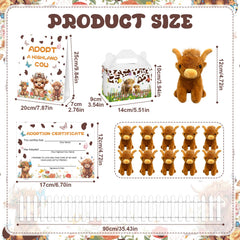 Yuminefeety adoption certificate included for playful animal adoption moments.