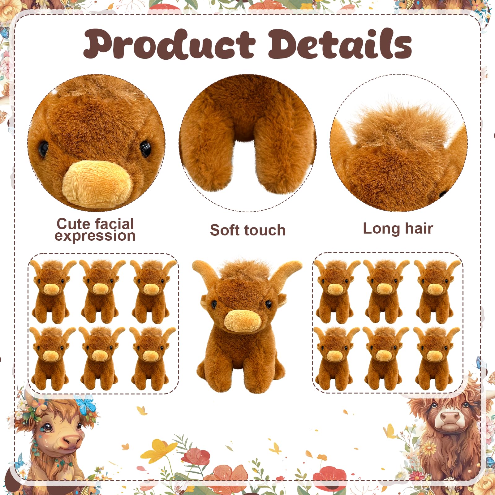 Yuminefeety cattle theme boxes ensure organized, reusable party packaging.