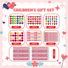 Yuminefeety giant-lollipop stationery set with erasers for colorful learning activities.