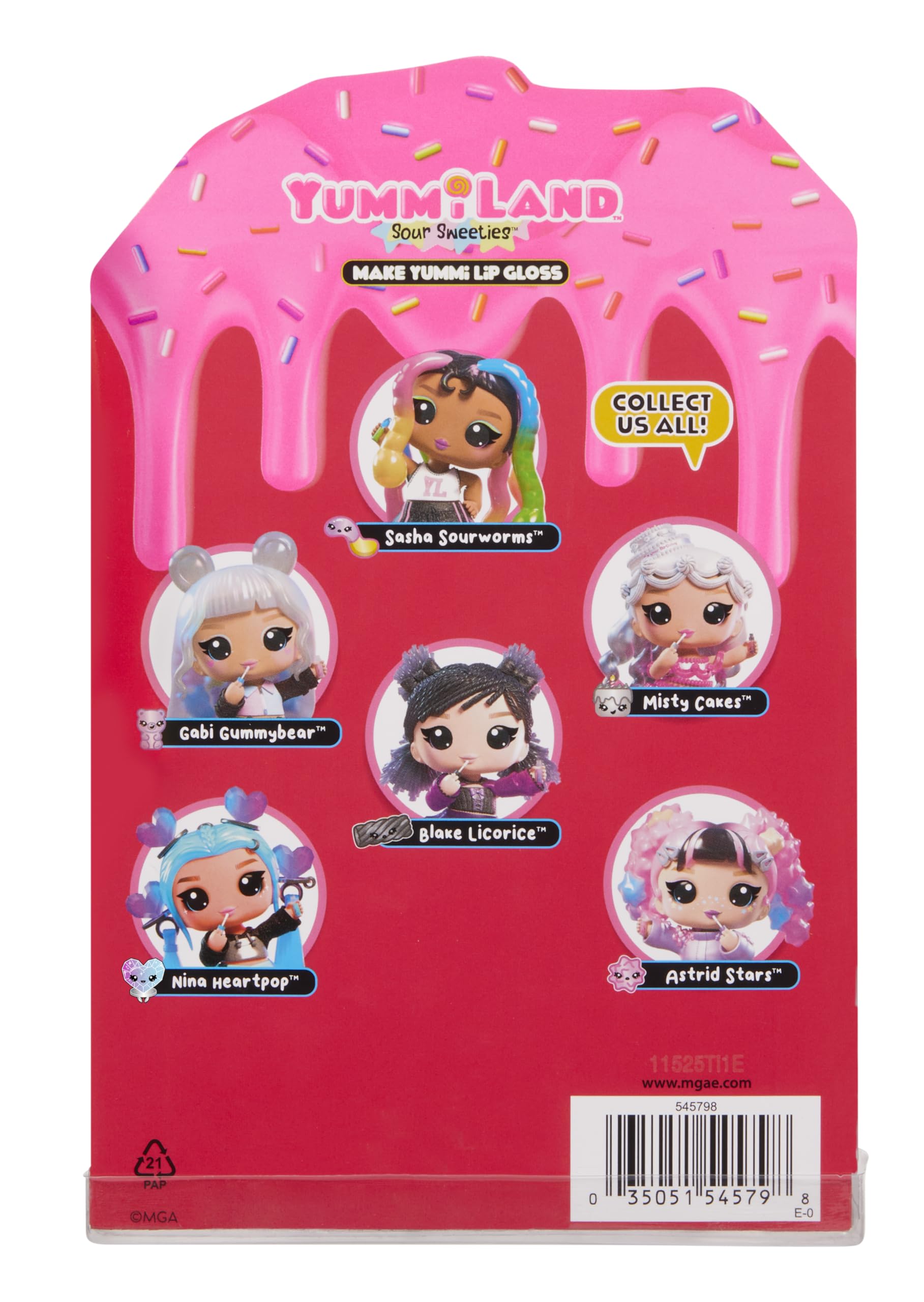 Yummiland keychain attachment lets kids carry gloss and doll together.
