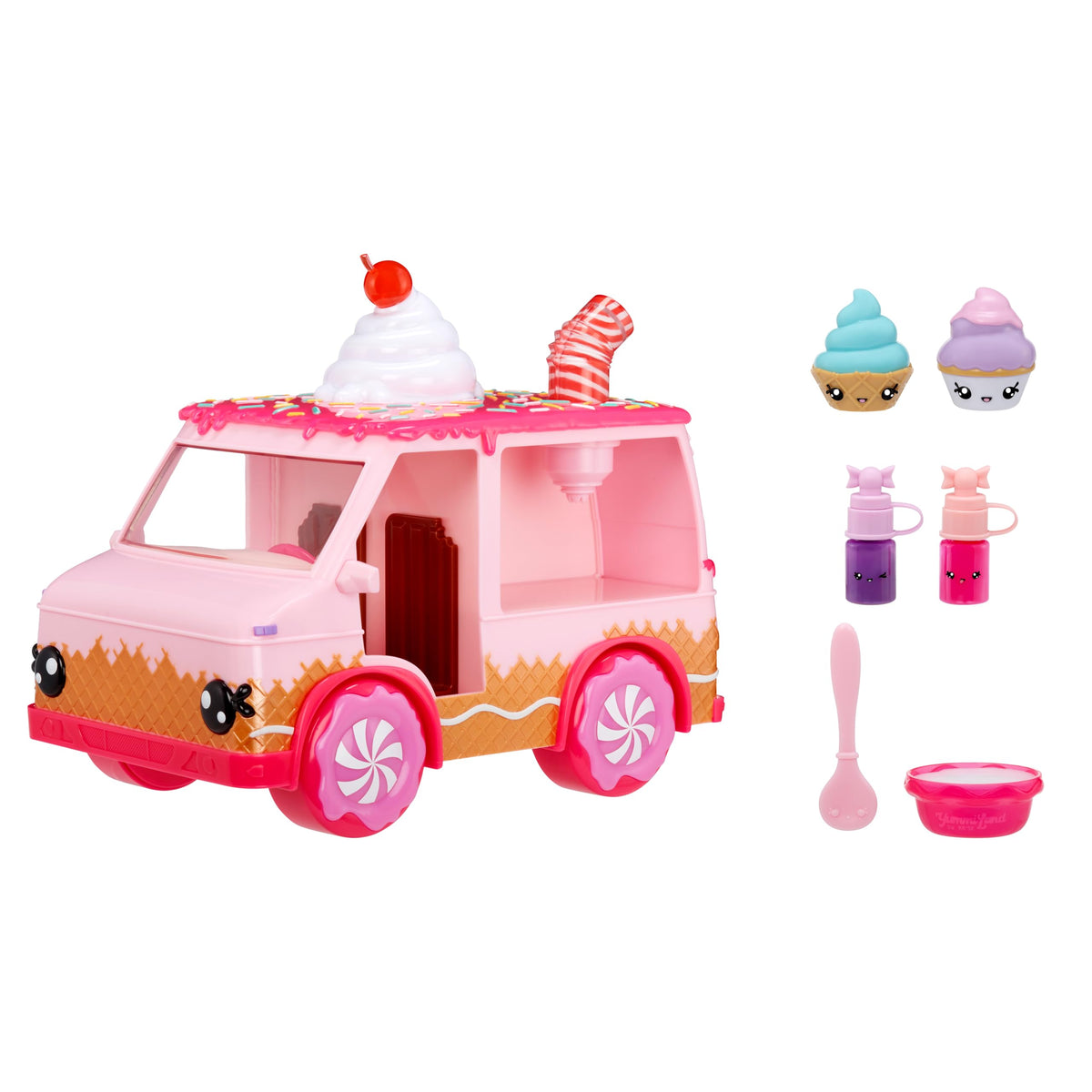 Yummiland Lip Gloss Truck front seat for imaginative play adventures