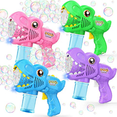 Yunaking 4-pack bubble gun set for backyard fun and group play.