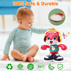 Yunaking Dancing Cat safe ABS plastic with soft edges for safe play.
