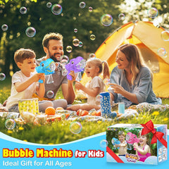 Yunaking kids outdoor bubble play with durable ABS construction.