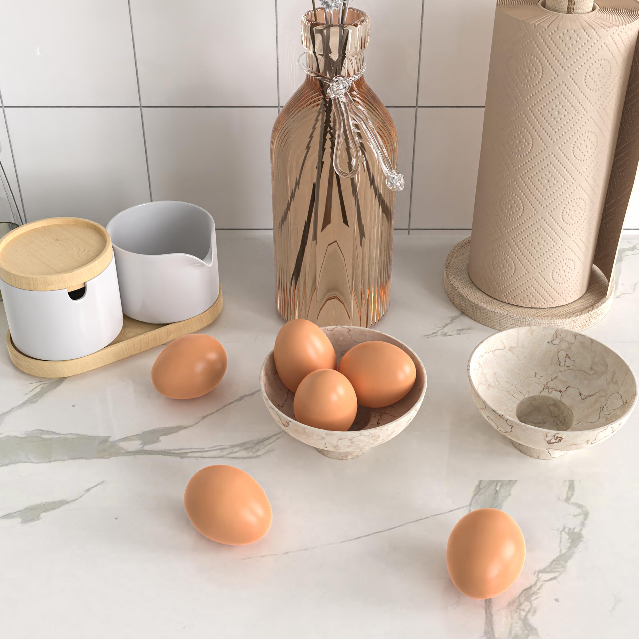YunKo nest eggs safely made from natural wood for coop use.