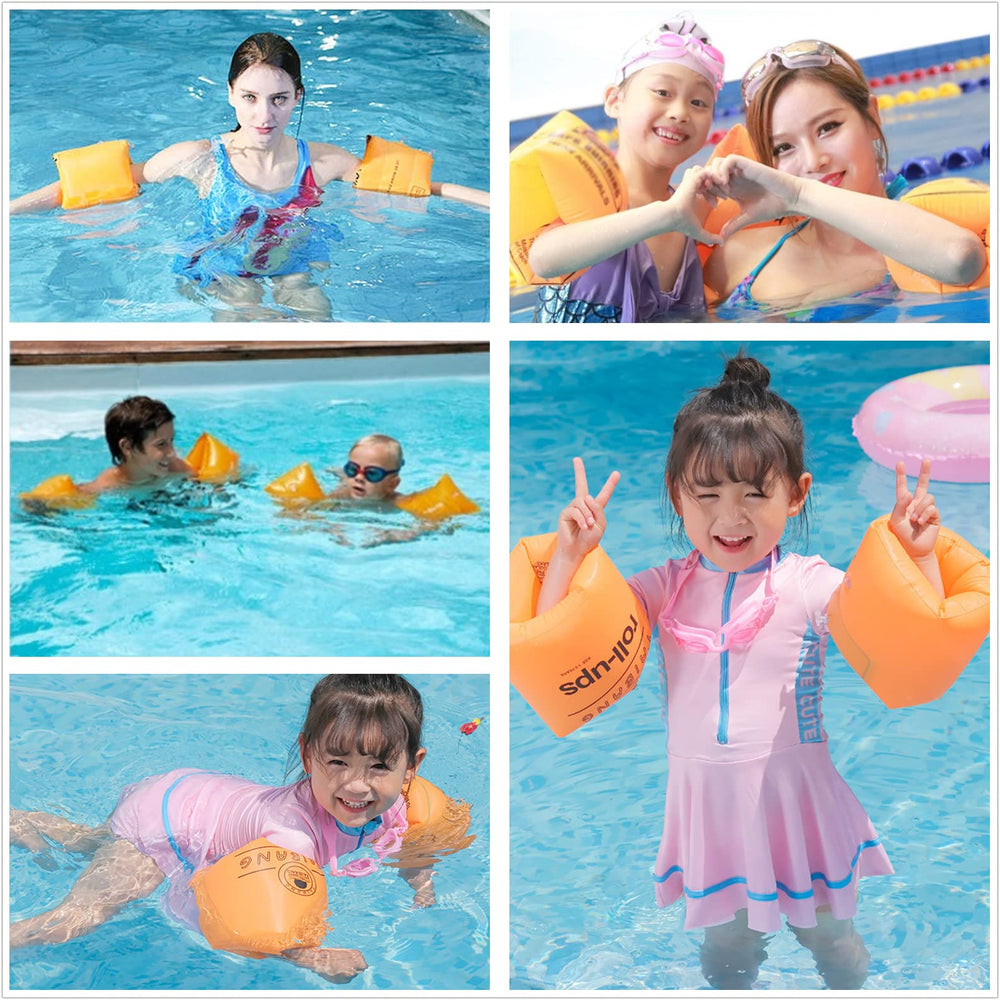 YUNLOVXEE safe learning tool blue swim aids offering buoyant practice