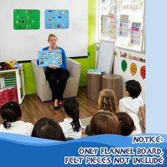 Yunsailing educational felt board ideal for classroom or homeschool activities