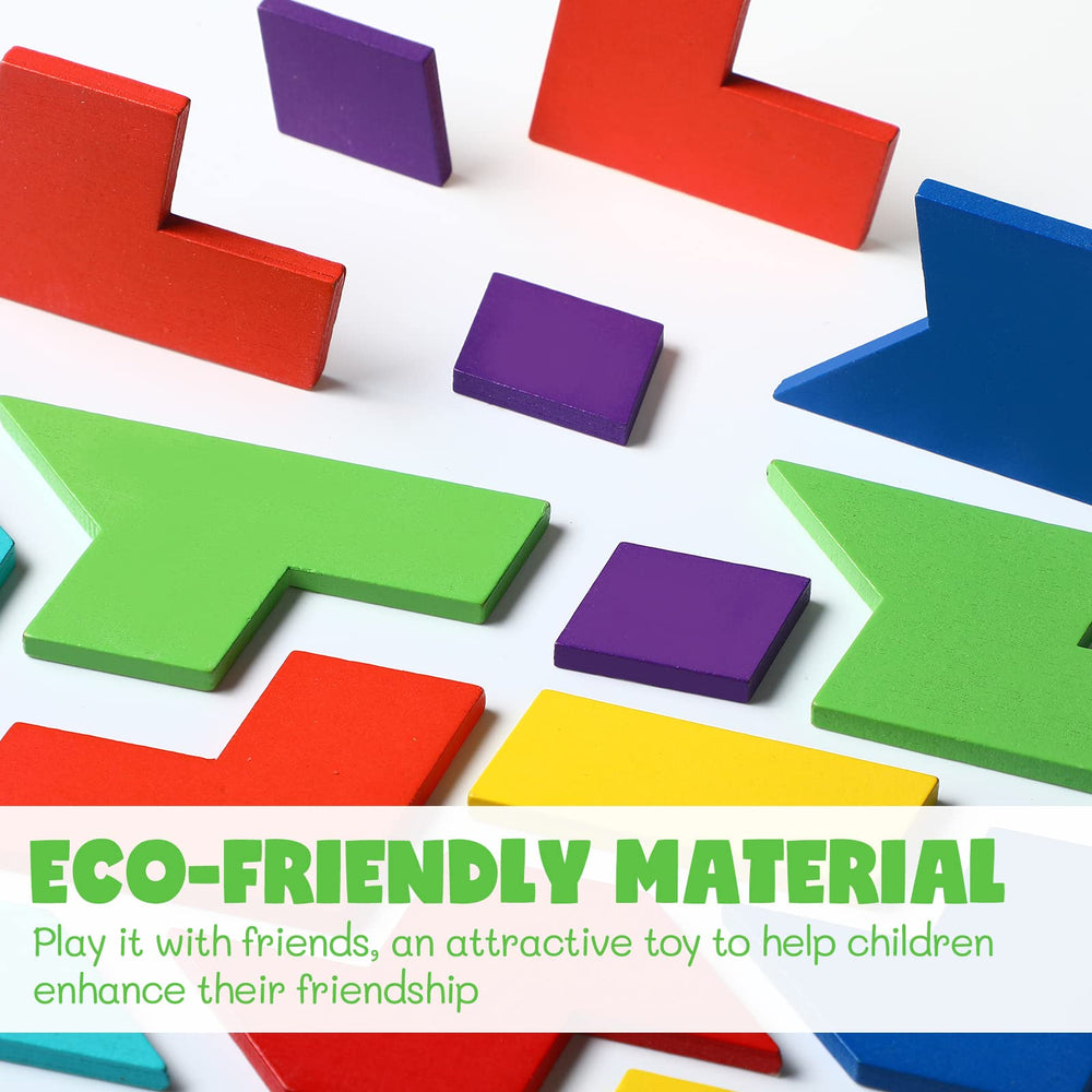 Yunsailing rectangular tangram assembly shows versatile logic challenges for learners