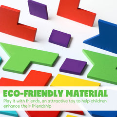 Yunsailing rectangular tangram assembly shows versatile logic challenges for learners
