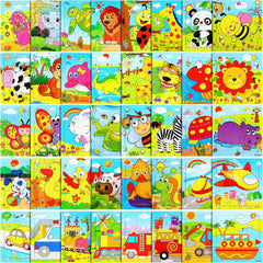 Yunsailing wooden elephant puzzle supports fine motor skills and early problem solving
