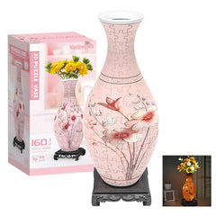 YunSheCSBS pink puzzle vase packaging signals a ready-to-gift presentation.