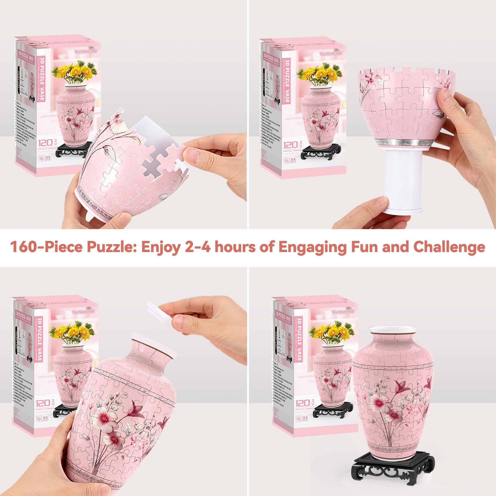 YunSheCSBS display for real or artificial flowers brightens spaces