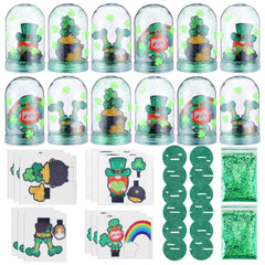 Yuntau 12-set St. Patrick's Day globe craft kit for kids and classroom fun