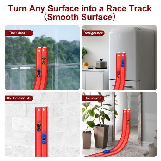 Yunzuiyue suction cups start ramp attachment ensures secure setups on windows or doors.