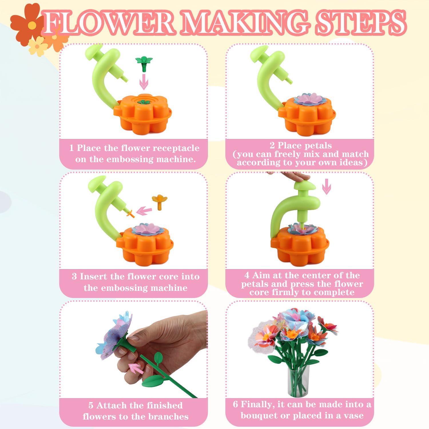 YUOIOYU flower branches for versatile bouquet assembly