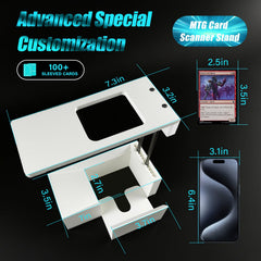 YupeTryp MTG Card Scanner adjustable phone holder ensures sharp focus during scans.