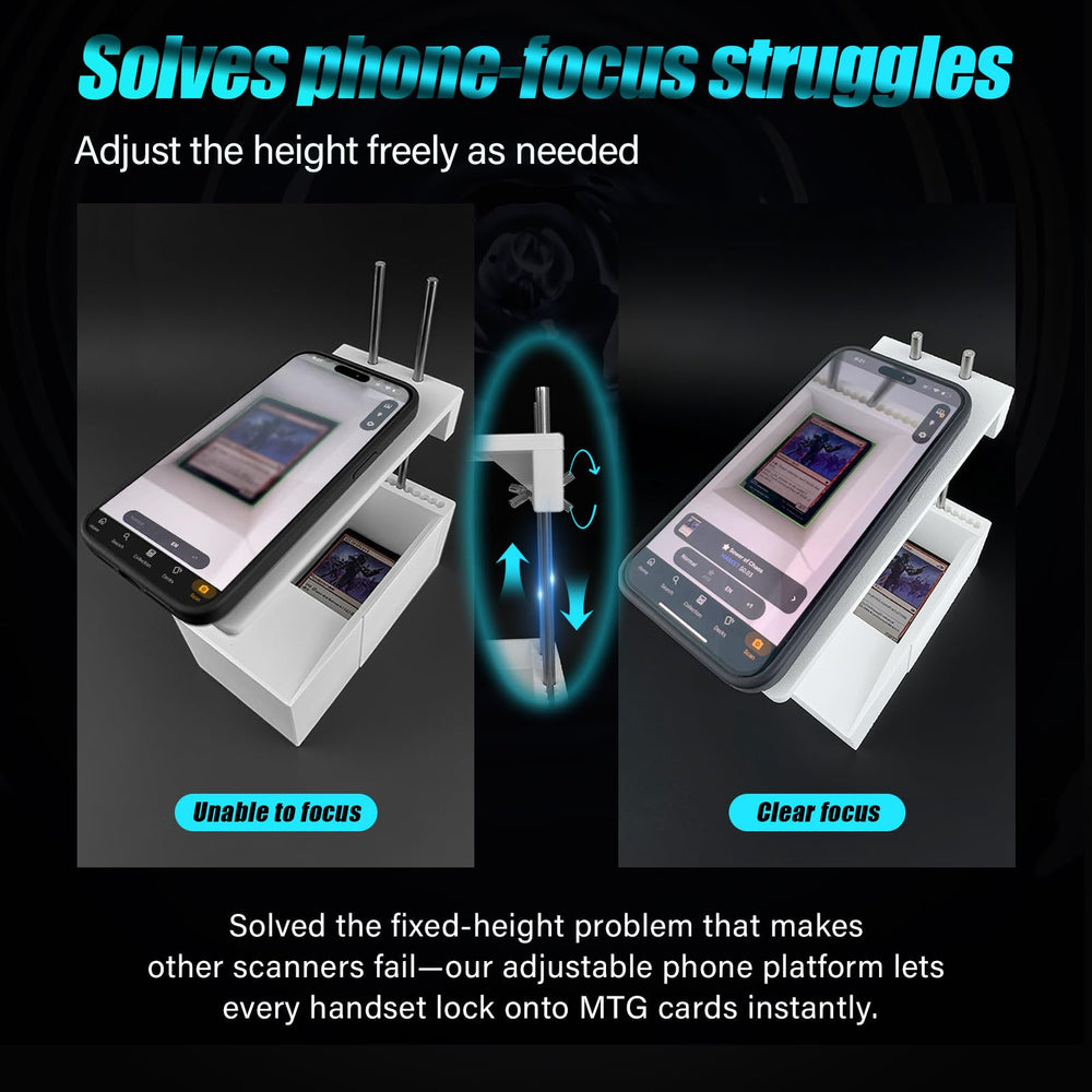 YupeTryp TCG Card Slinger sturdy construction reduces shake and keeps your phone steady.