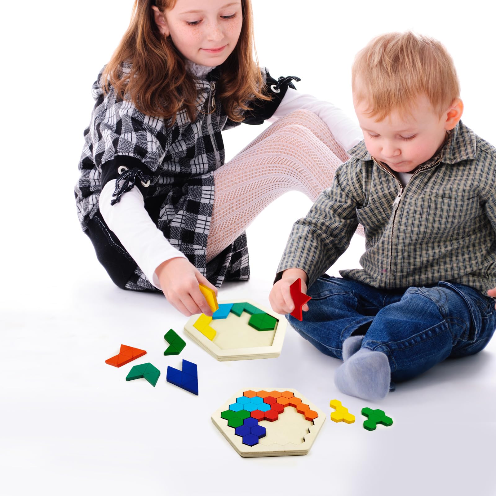 YUQILIN cognitive skills tangram tiles promote logical thinking and problem solving