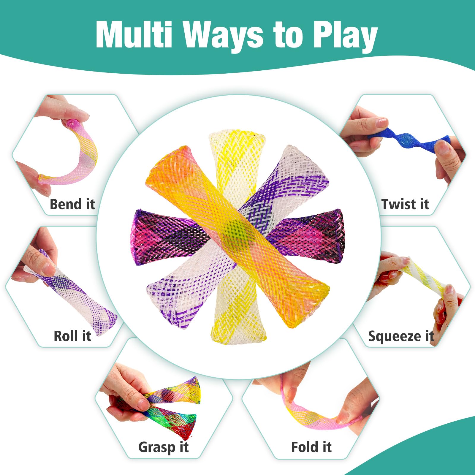 YUQILIN Nylon marble mesh material ensures durable, long-lasting sensory play