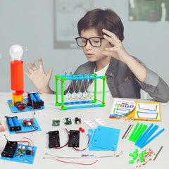 Yutin 4-Set STEM Kit Color Wheel demonstrates color mixing and energy in motion.