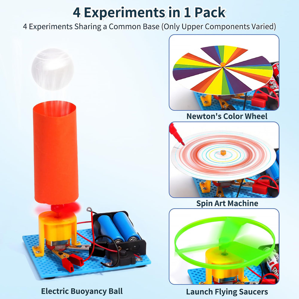 Yutin 4-Set STEM Kit Fruit Battery illustrates fruit based power in experiments.