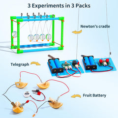 Yutin 4-Set STEM Kit Telegraph shows signaling and basic circuits in action.