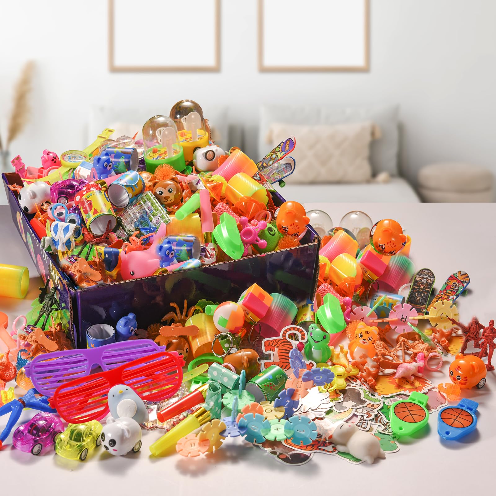 Yutin classroom rewards treasure chest toys provide safe, durable fun for students.